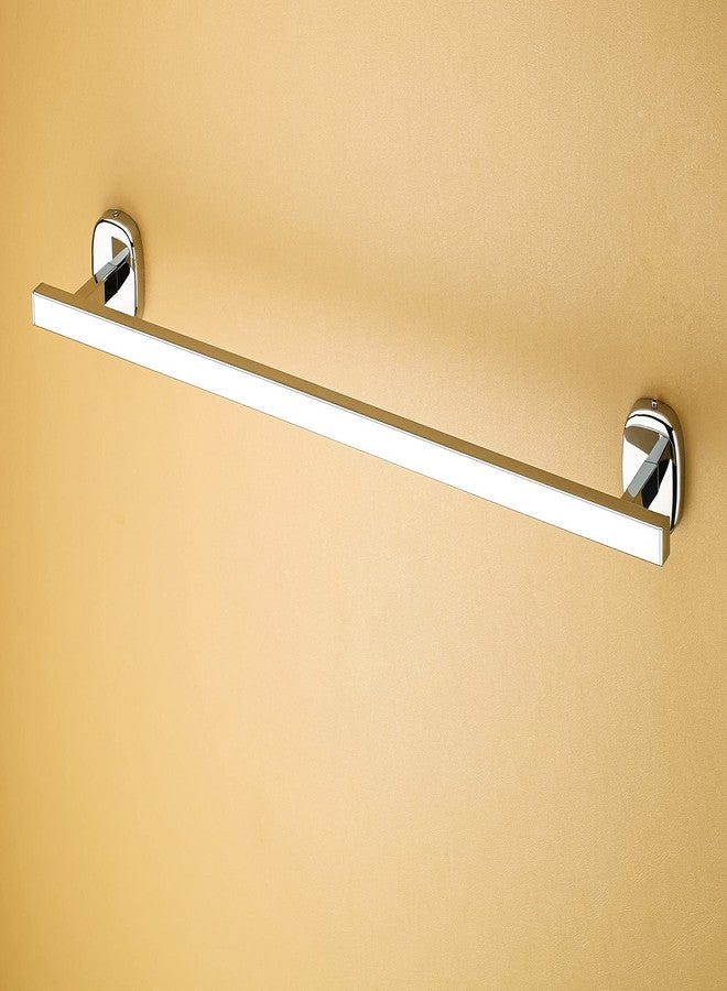 آي ستار حامل مناشف مربع من iSTAR / حامل مناشف / رف مناشف / علاقة مناشف من الفولاذ المقاوم للصدأ بطول 24 بوصة (مطلي بالكروم الفضي) - Image 3